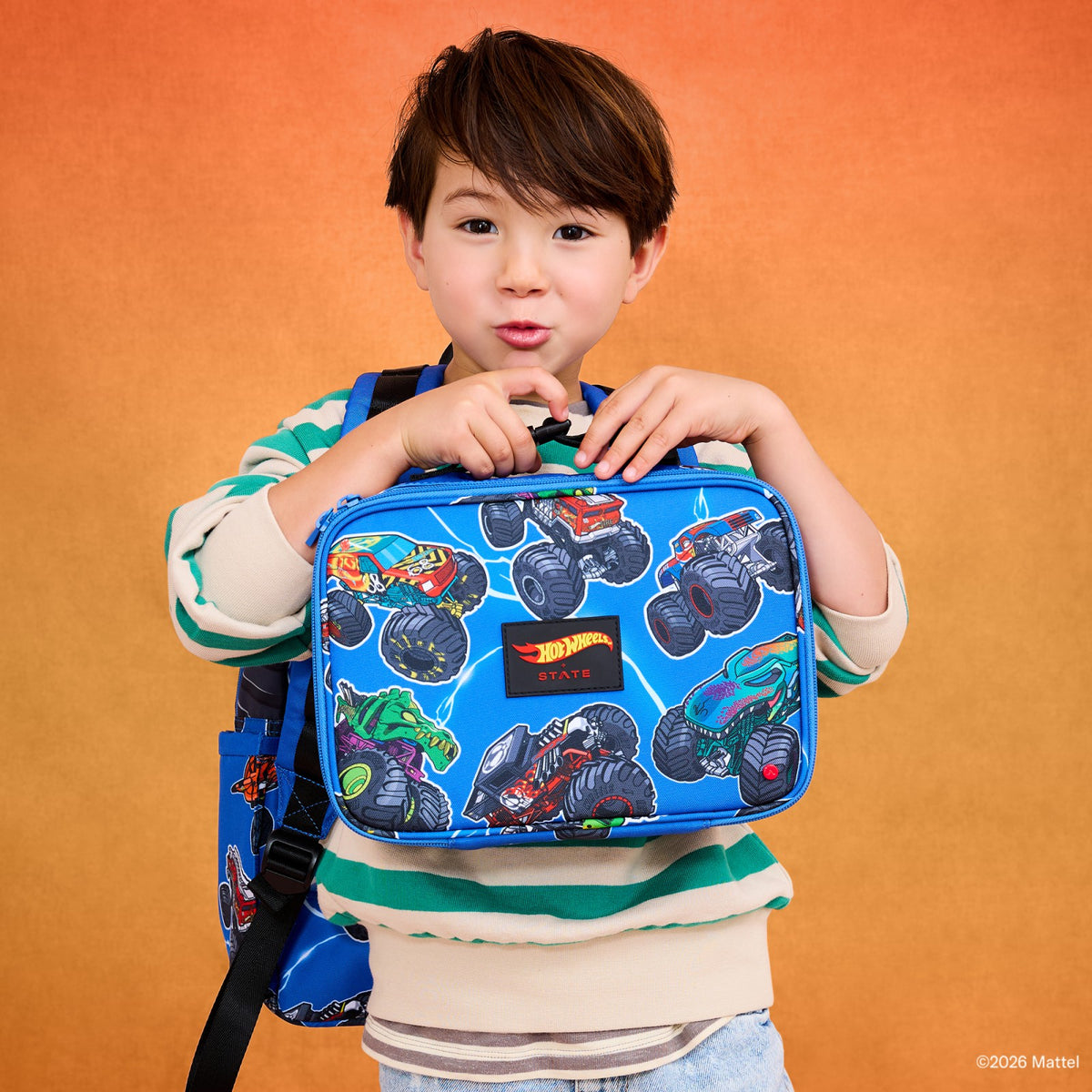 State Bags STATE x Hot Wheels™ Rodgers Lunch Box Hot Wheels™ Falling Trucks