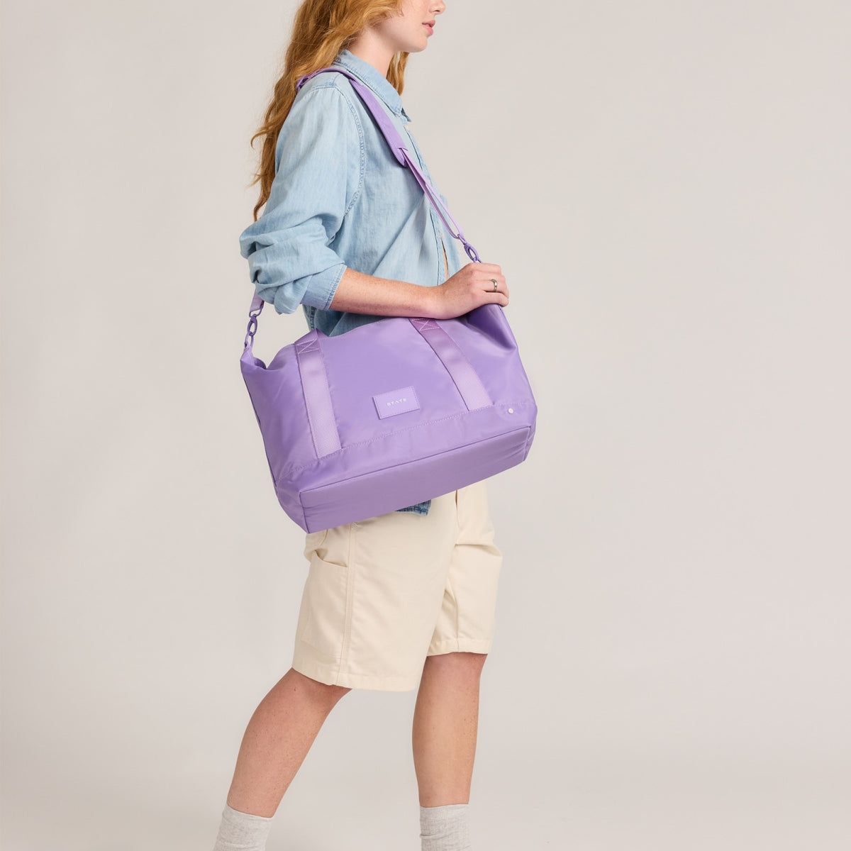 State Bags Graham Tote Nylon Purple