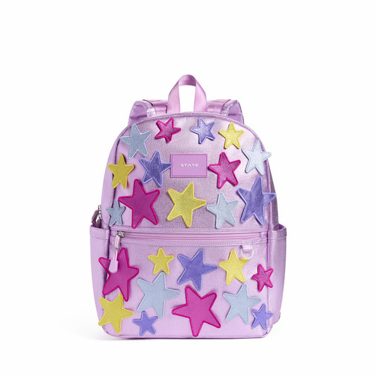 State Bags Kane Kids Backpack Metallic 3D Stars