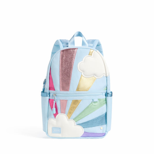 State Bags Kane Kids Mini Backpack Recycled Polycanvas Rainbow Cloud