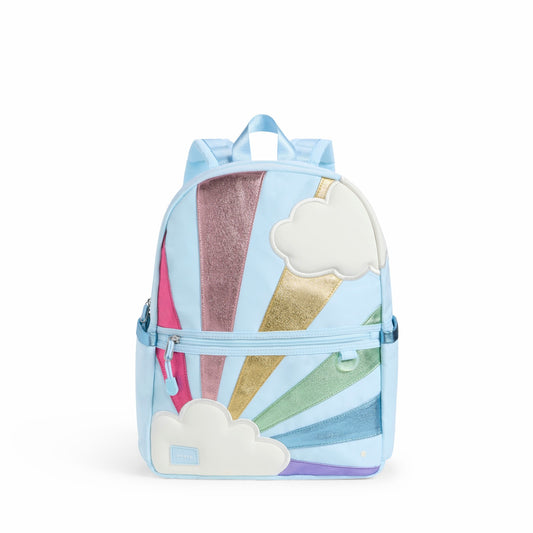 State Bags Kane Kids Backpack Polyester Canvas Rainbow Cloud