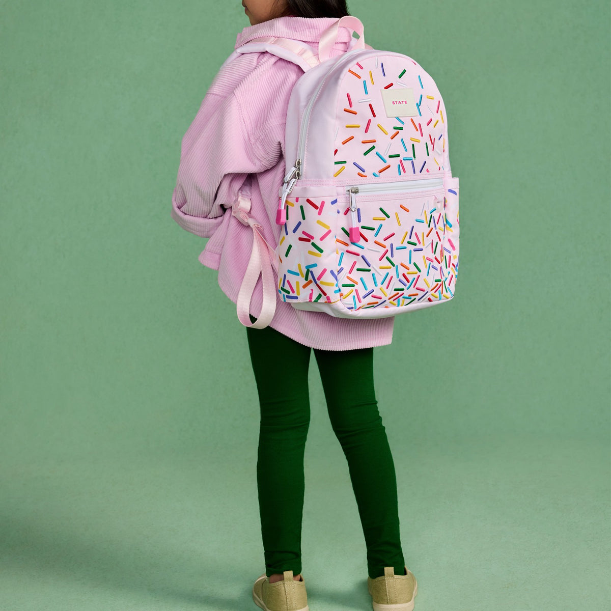 State Bags Kane Kids Mini Backpack Recycled Polycanvas Sprinkles