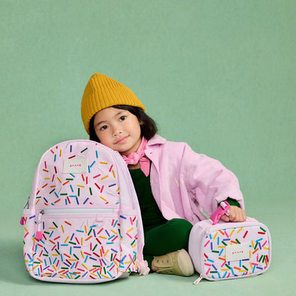 State Bags Kane Kids Mini Backpack Recycled Polycanvas Sprinkles