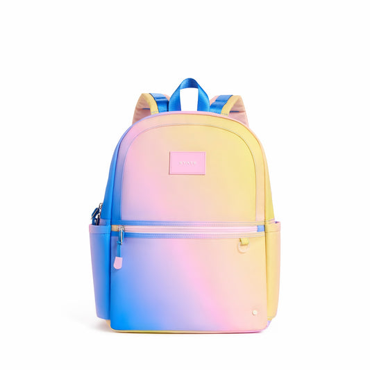 State Bags Kane Kids Backpack Polyester Canvas Blue/Pink/Yellow Gradient