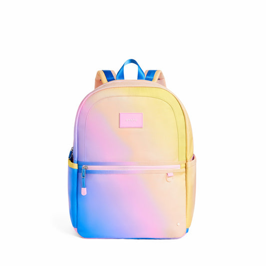 State Bags Kane Kids Large Backpack Recycled Polycnavas Blue/Pink/Yellow Gradient