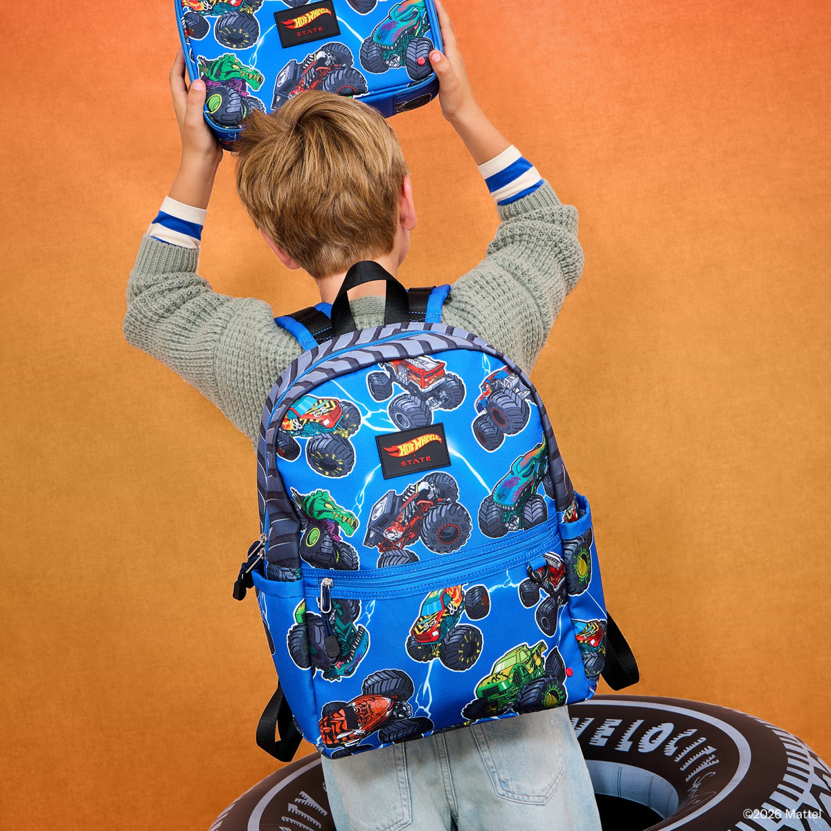 State Bags STATE x Hot Wheels™ Kane Backpack Hot Wheels™ Falling Trucks