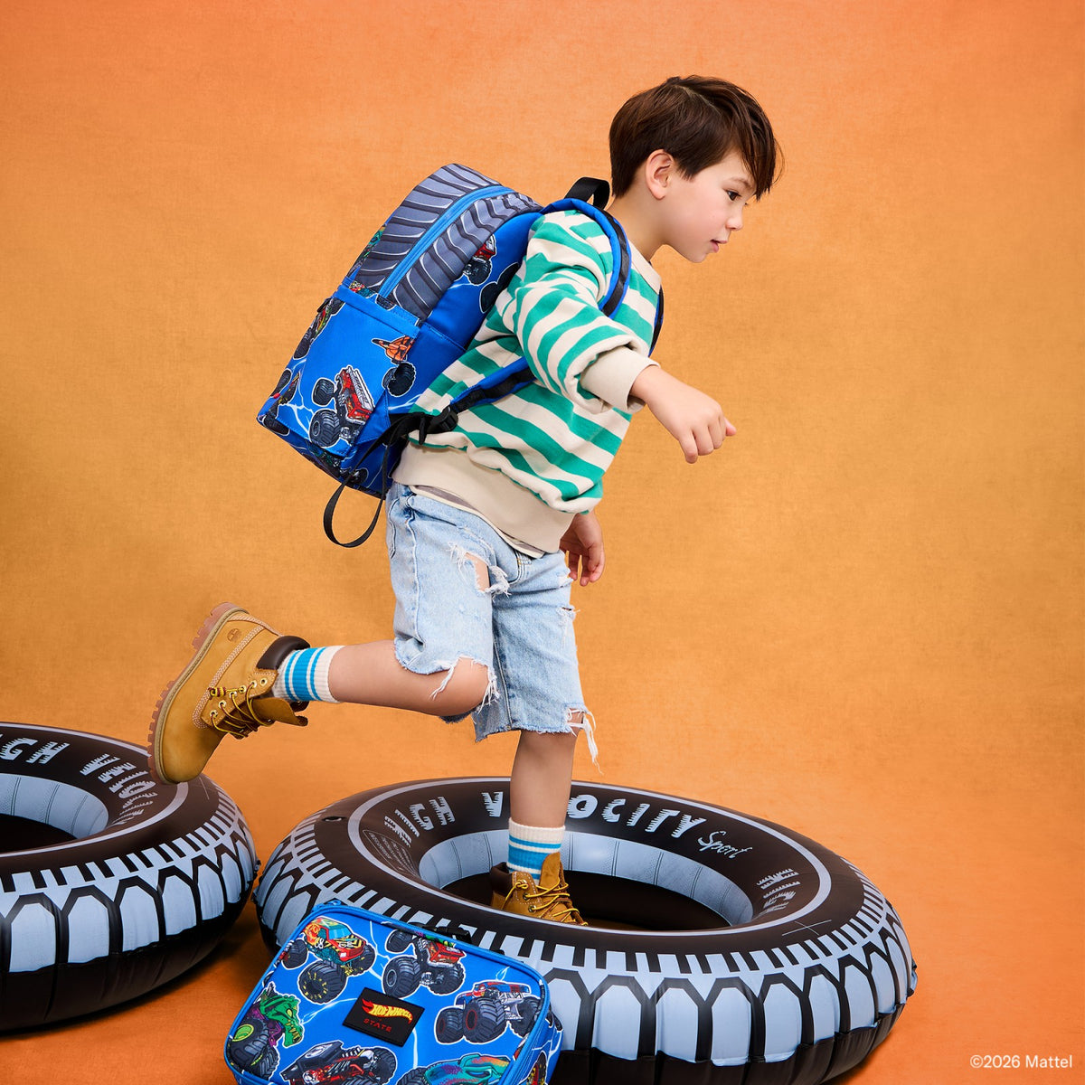 State Bags STATE x Hot Wheels™ Kane Backpack Hot Wheels™ Falling Trucks
