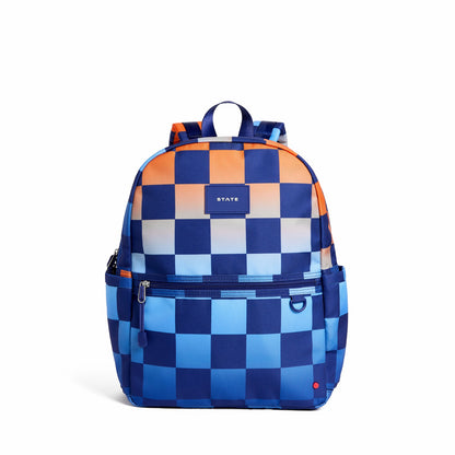 State Bags Kane Kids Travel Backpack Printed Canvas Gradient Checkerboard