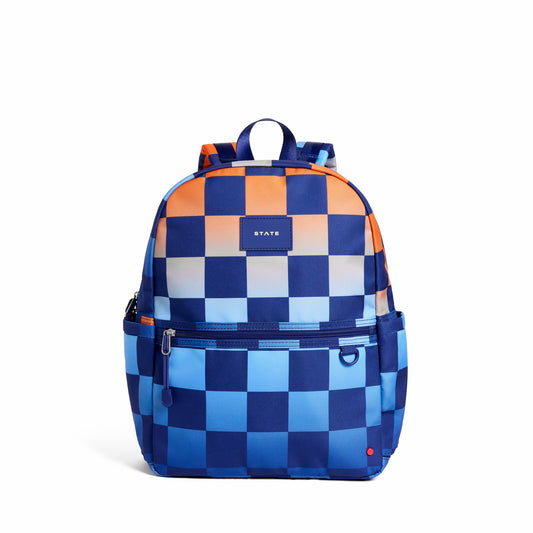 State Bags Kane Kids Travel Backpack Printed Canvas Gradient Checkerboard