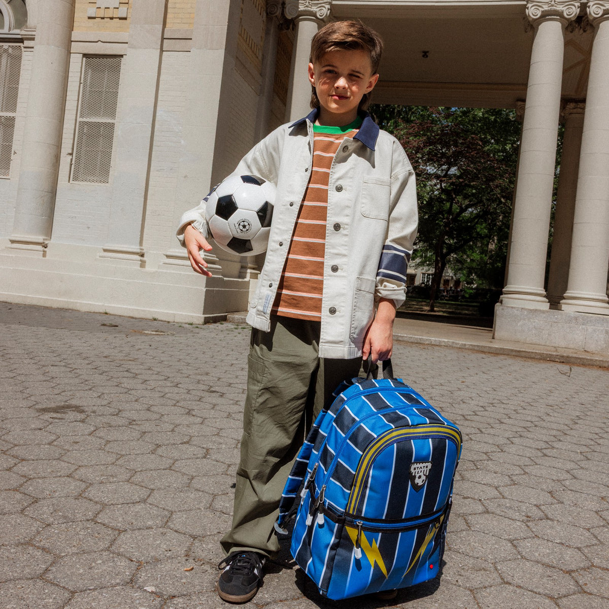 State Bags Kane Kids Double Pocket Recycled Polycanvas Soccer Jersey