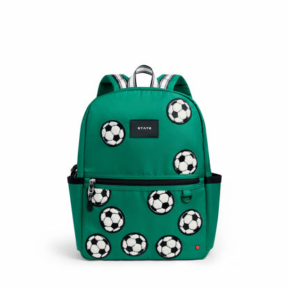 State Bags Kane Kids Backpack Nylon Fuzzy Soccer Balls