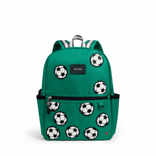 State Bags Kane Kids Backpack Nylon Fuzzy Soccer Balls