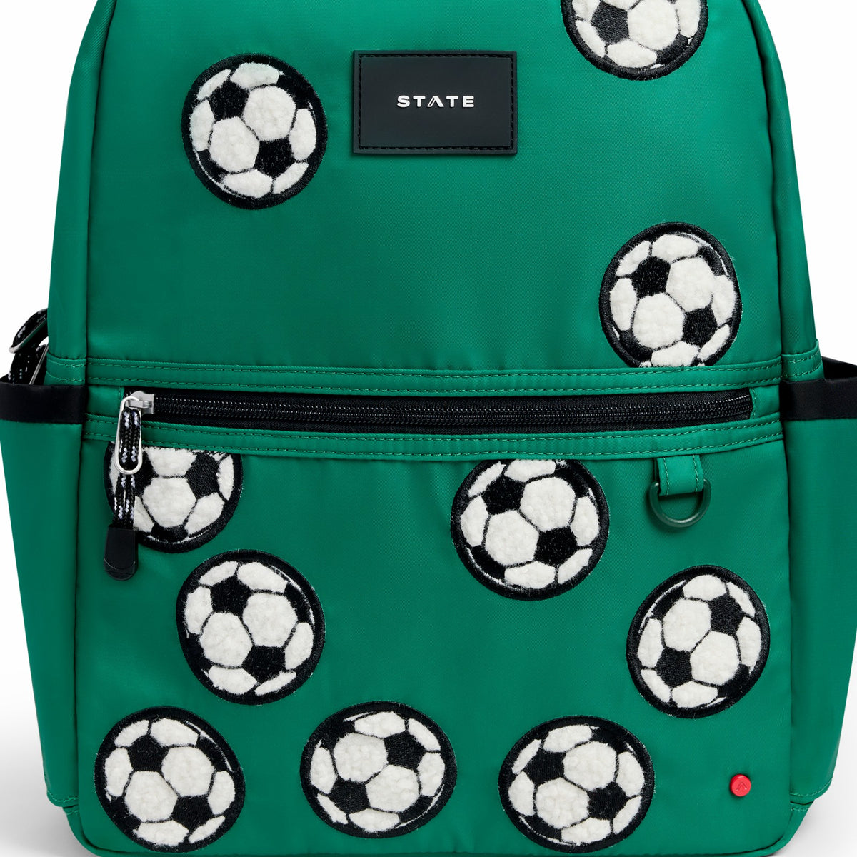State Bags Kane Kids Backpack Nylon Fuzzy Soccer Balls