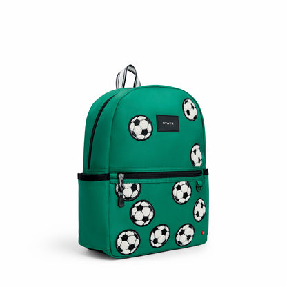 State Bags Kane Kids Backpack Nylon Fuzzy Soccer Balls
