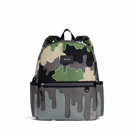 State Bags Kane Kids Travel Backpack Camo Drip