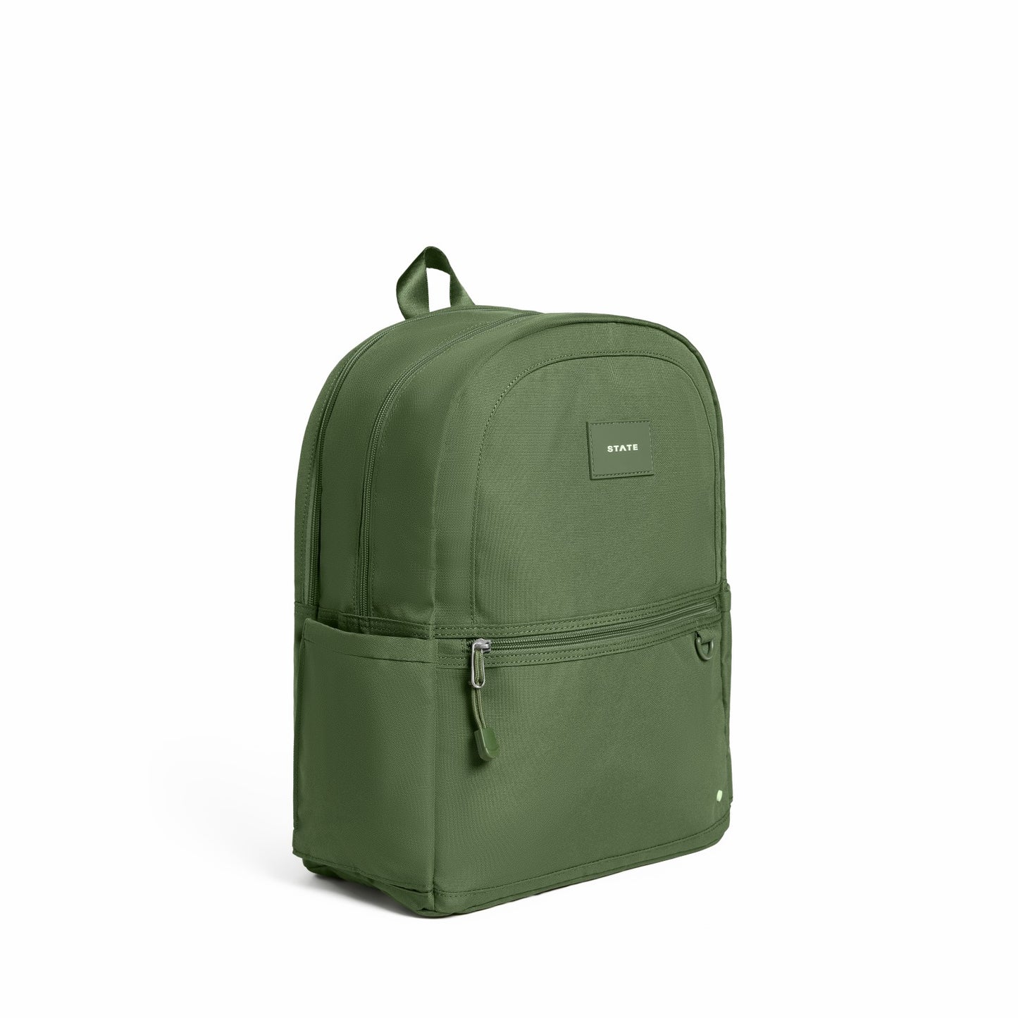 State Bags Kane Kids Double Pocket Recycled Polyester Canvas Olive