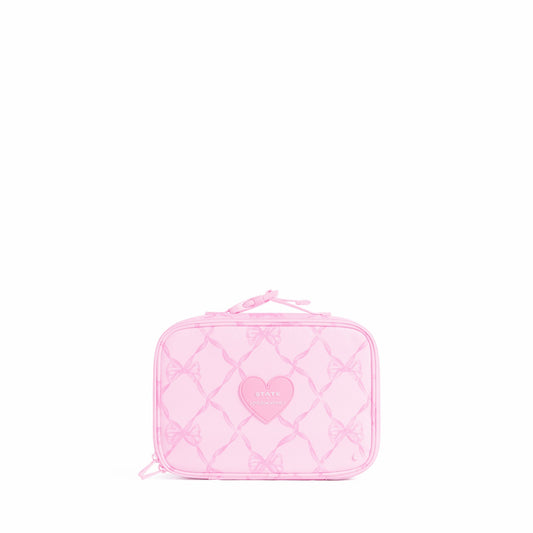State Bags STATE x LoveShackFancy Rodgers Lunch Box Baby Bow / Pink Peppermint