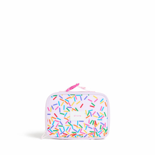 State Bags Rodgers Lunch Box Recycled Poly Canvas Sprinkles