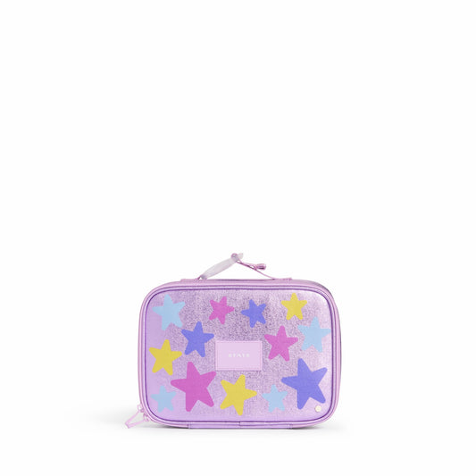 State Bags Rodgers Lunch Box Metallic 3D Stars