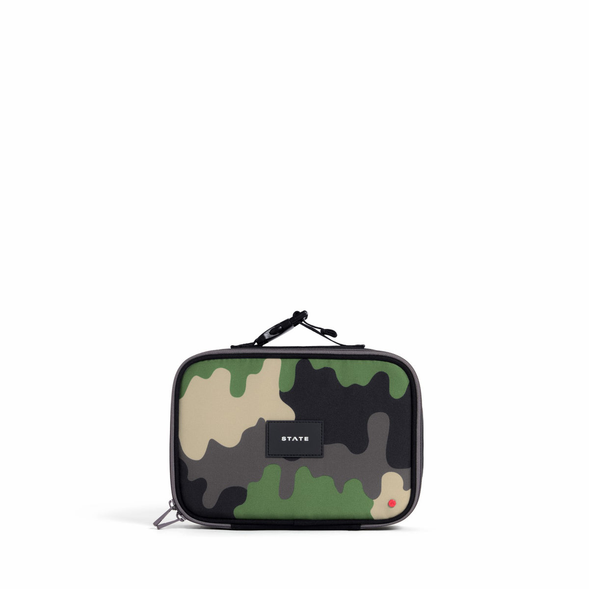 State Bags Rodgers Lunch Box Recycled Polyester Canvas Camo Drip