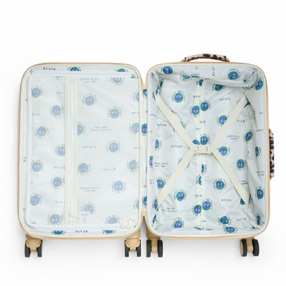 State Bags Logan Carry-On Suitcase Leopard