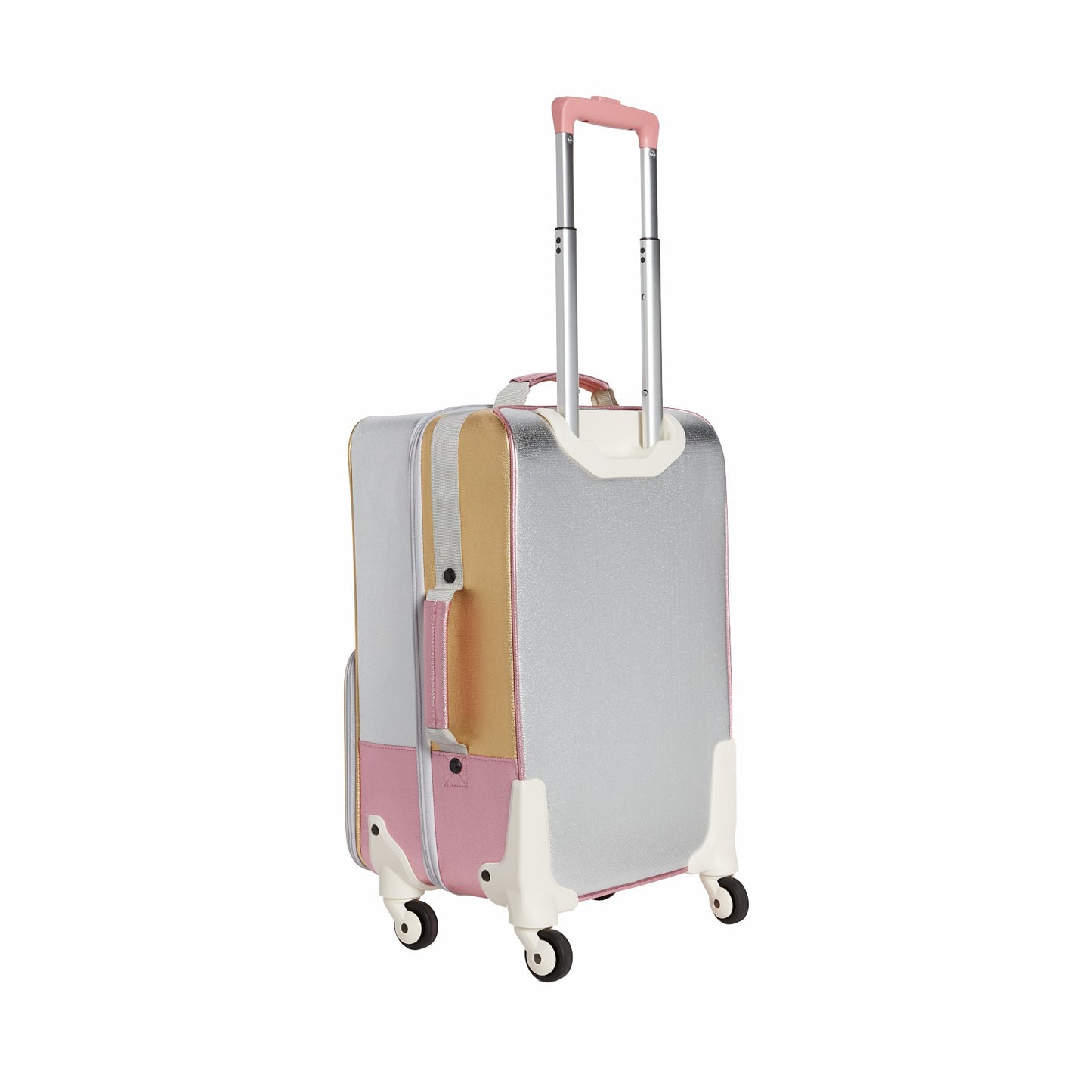 State Bags Logan Suitcase Metallic Pink/Silver
