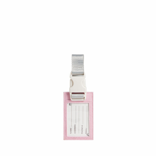 State Bags Logan Luggage Tag Metallic Pink/Silver