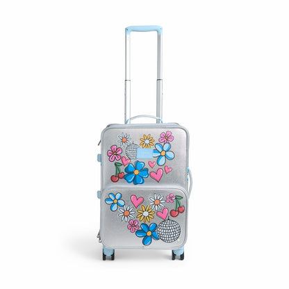 State Bags Logan Carry-On Suitcase Metallic Graffiti