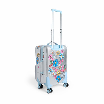 State Bags Logan Carry-On Suitcase Metallic Graffiti