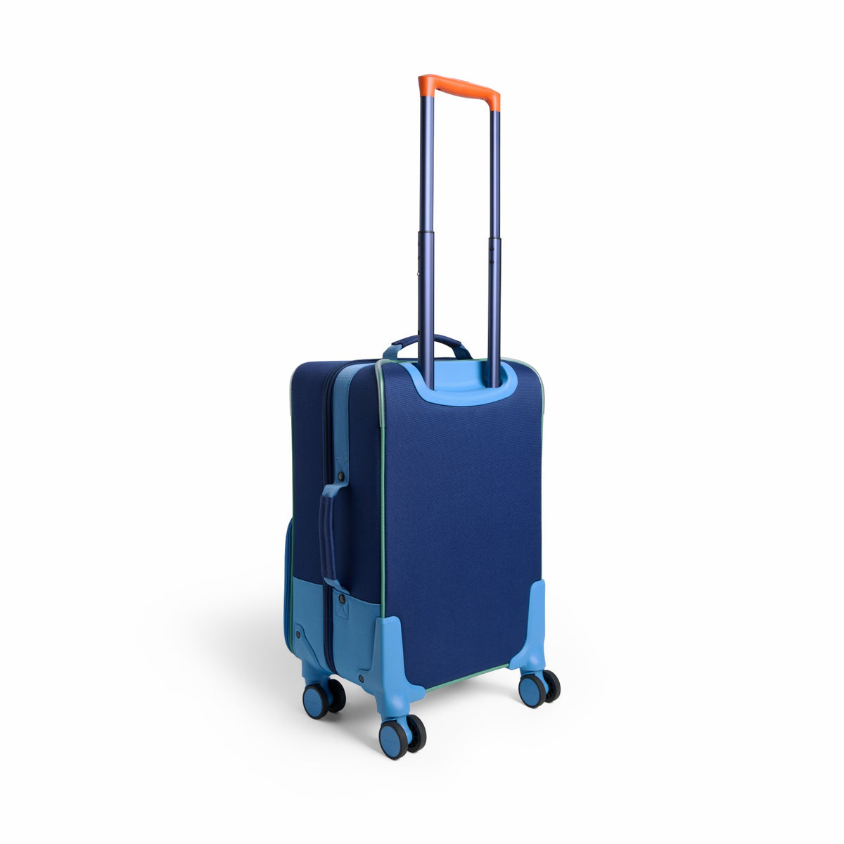 State Bags Logan Carry-On Suitcase Blue Green Orange