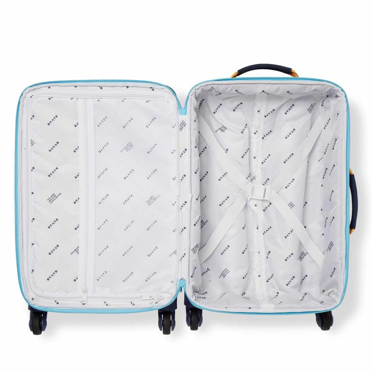 State Bags Logan Suitcase Color Block Green/Navy