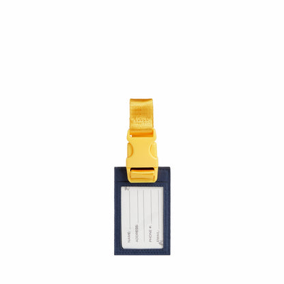 State Bags Logan Luggage Tag Polyester Canvas Green/Navy