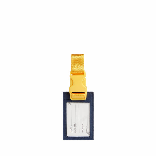 State Bags Logan Luggage Tag Polyester Canvas Green/Navy