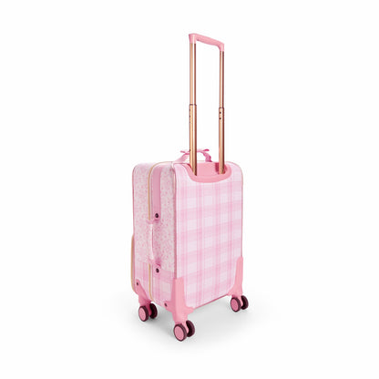 State Bags STATE x LoveShack Fancy Logan Carry-On Suitcase Polyester Canvas Pink Vanilla