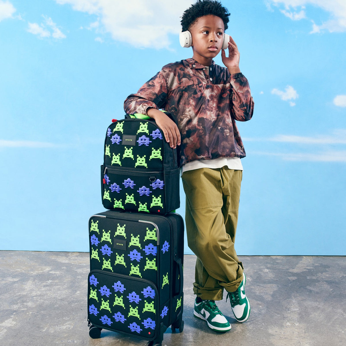 State Bags Logan Suitcase Recycled Polycanvas Arcade