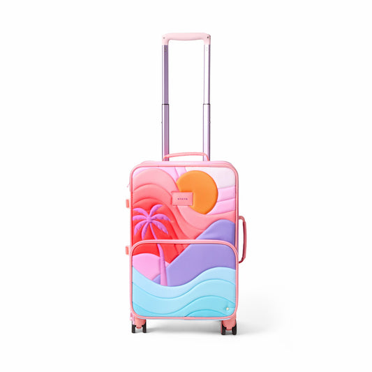 State Bags Logan Suitcase Nylon Puffer Sunset