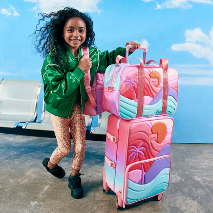State Bags Logan Suitcase Nylon Puffer Sunset