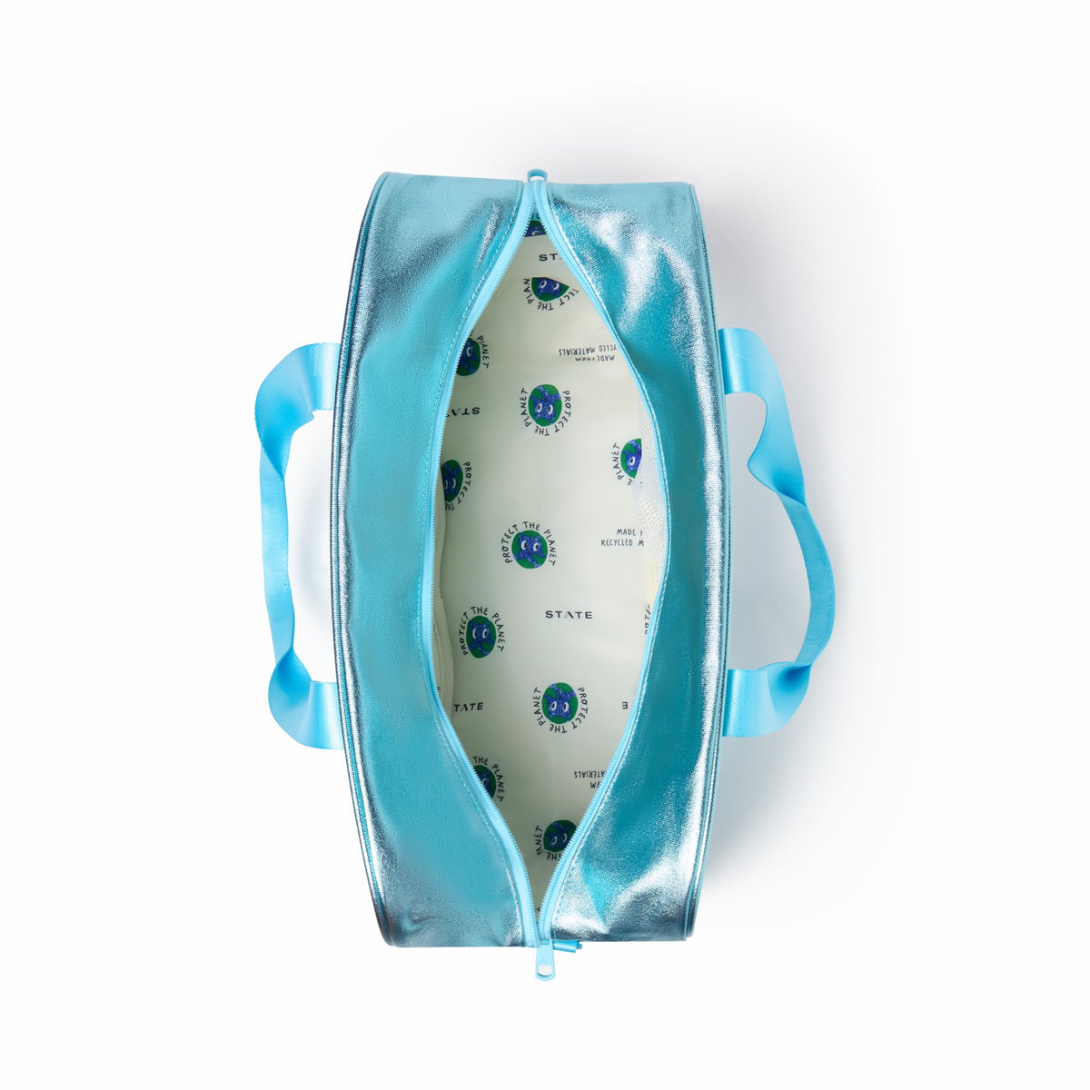 State Bags Rockaway Duffle Metallic Clouds
