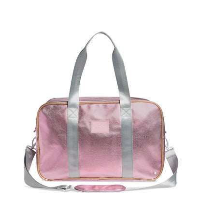 State Bags Rockaway Duffle Metallic Pink/Silver