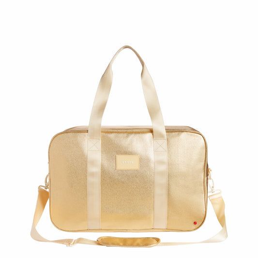 State Bags Rockaway Duffle Metallic Gold