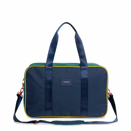 State Bags Rockaway Duffle Polyester Canvas Green/Navy