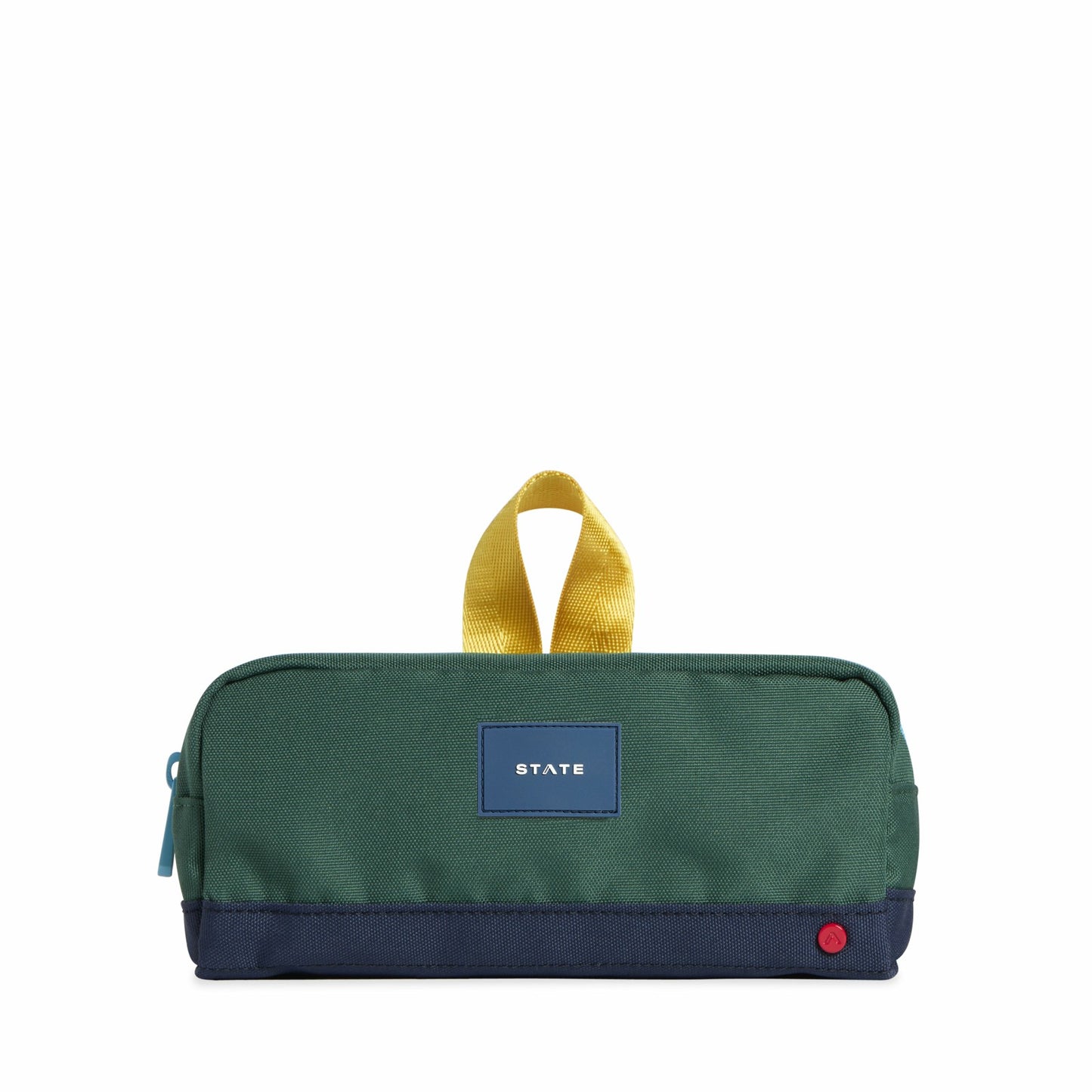 State Bags Clinton Pencil Case Color Block Green/Navy