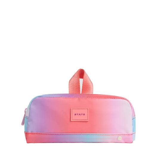 State Bags Clinton Pencil Case Nylon Sunset Gradient