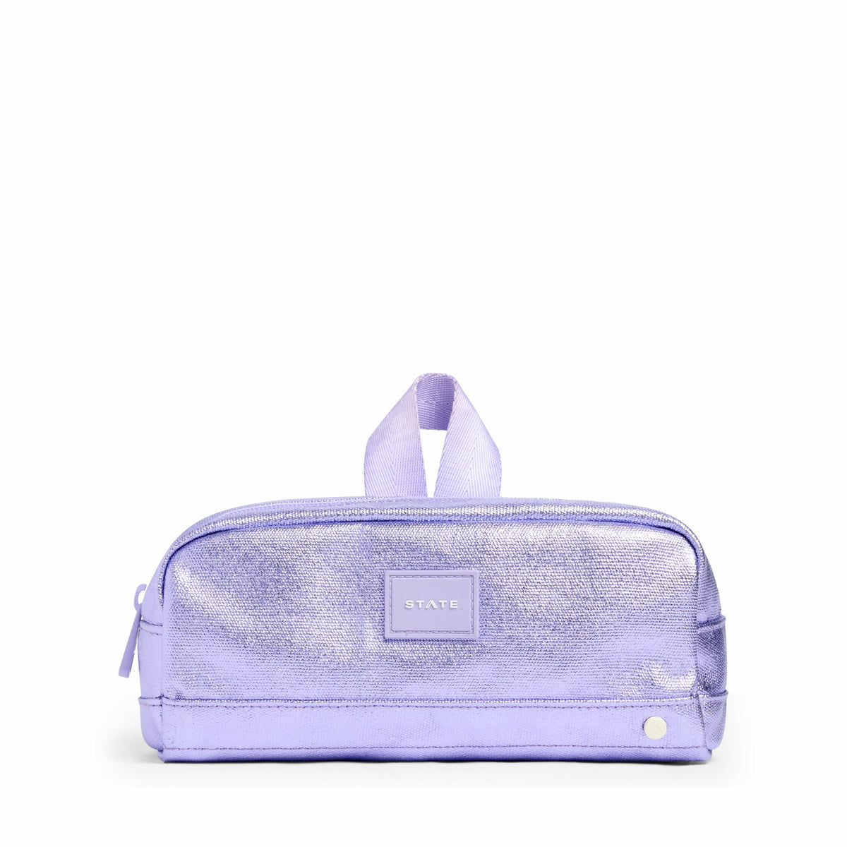 State Bags Clinton Pencil Case Metallic Lilac