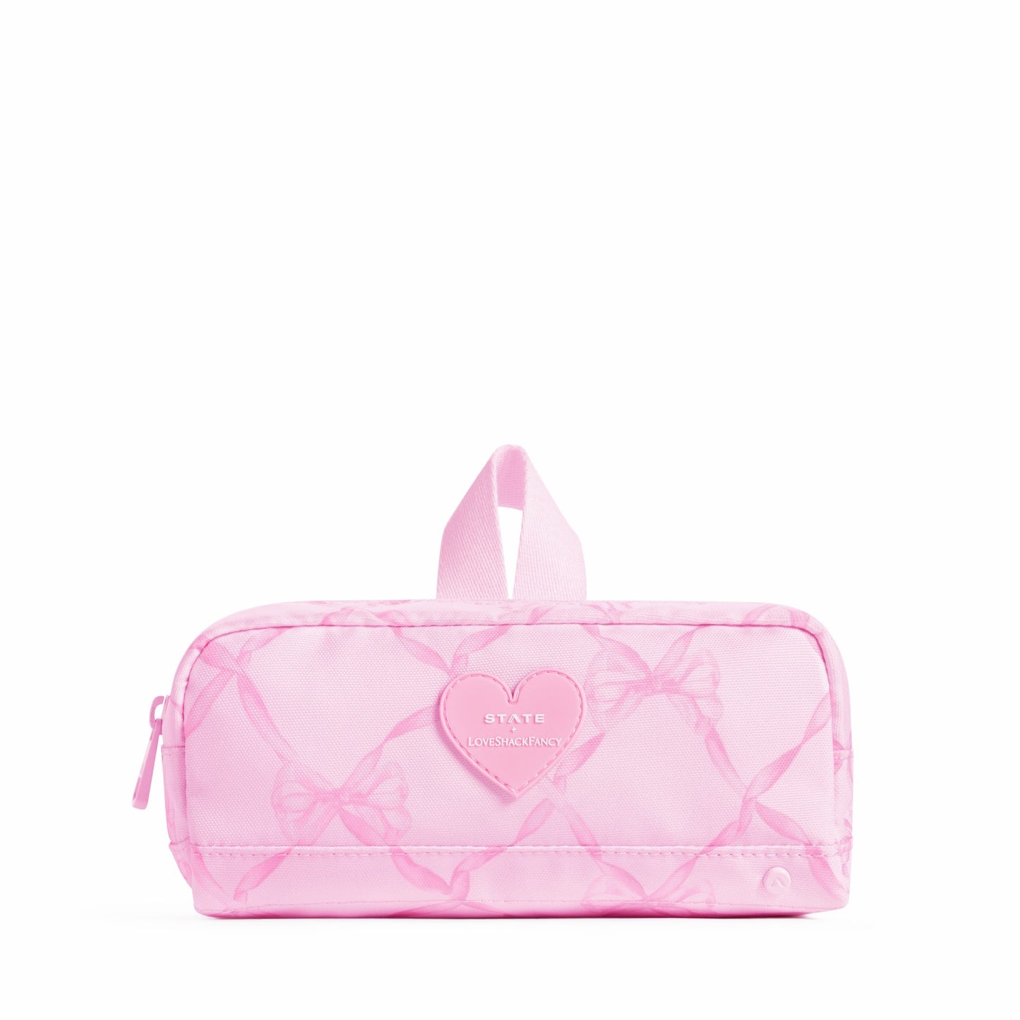 State Bags STATE x Loveshack Fancy Clinton Pencil Case Polycanvas Pink Peppermint