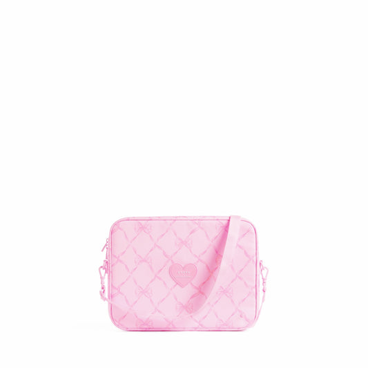 State Bags STATE x LoveShackFancy Allen Laptop Case Pink Peppermint