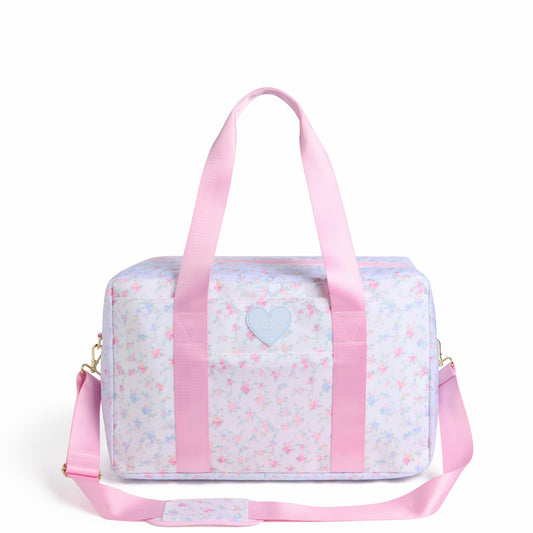 State Bags STATE x LoveShackFancy Wellington Weekender Nylon Confetti Bloom / Wildflower Blue