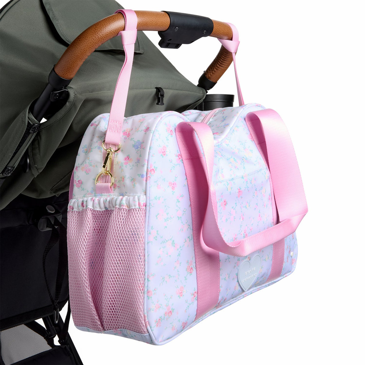 State Bags STATE x LoveShackFancy Bella Diaper Tote Confetti Bloom / Wildflower Blue