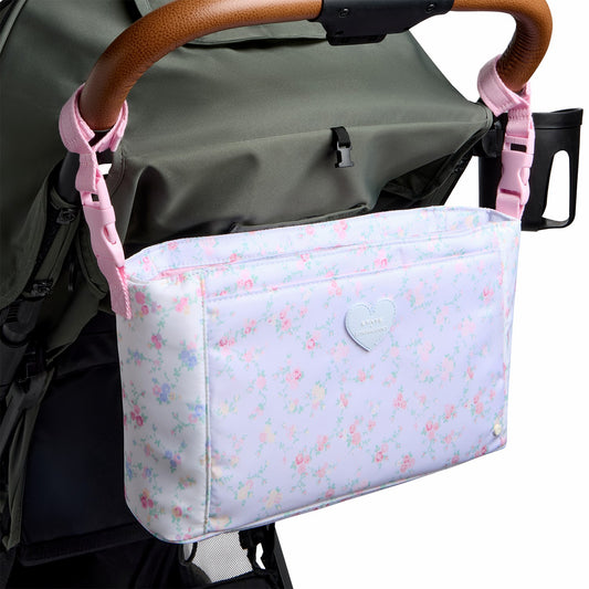 State Bags STATE x LoveShackFancy Stroller Organizer Nylon Confetti Bloom / Wildflower Blue