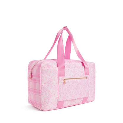 State Bags STATE x LoveShackFancy Wellington Weekender Nylon Pink Vanilla